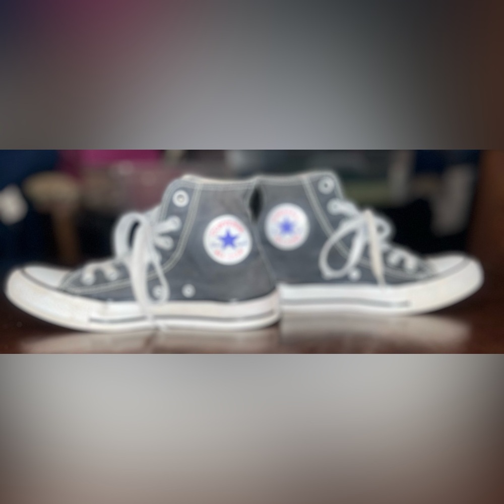 Converse Chuck Taylor All Star Hi Lace Up High Top Blue Sneakers women’s size 6 - Picture 7 of 10